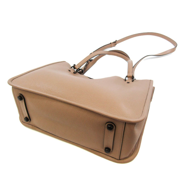 Coach Tyler Carryall C3768 Women's Leather Shoulder Bag,Tote Bag Beige - Picture 2 of 14